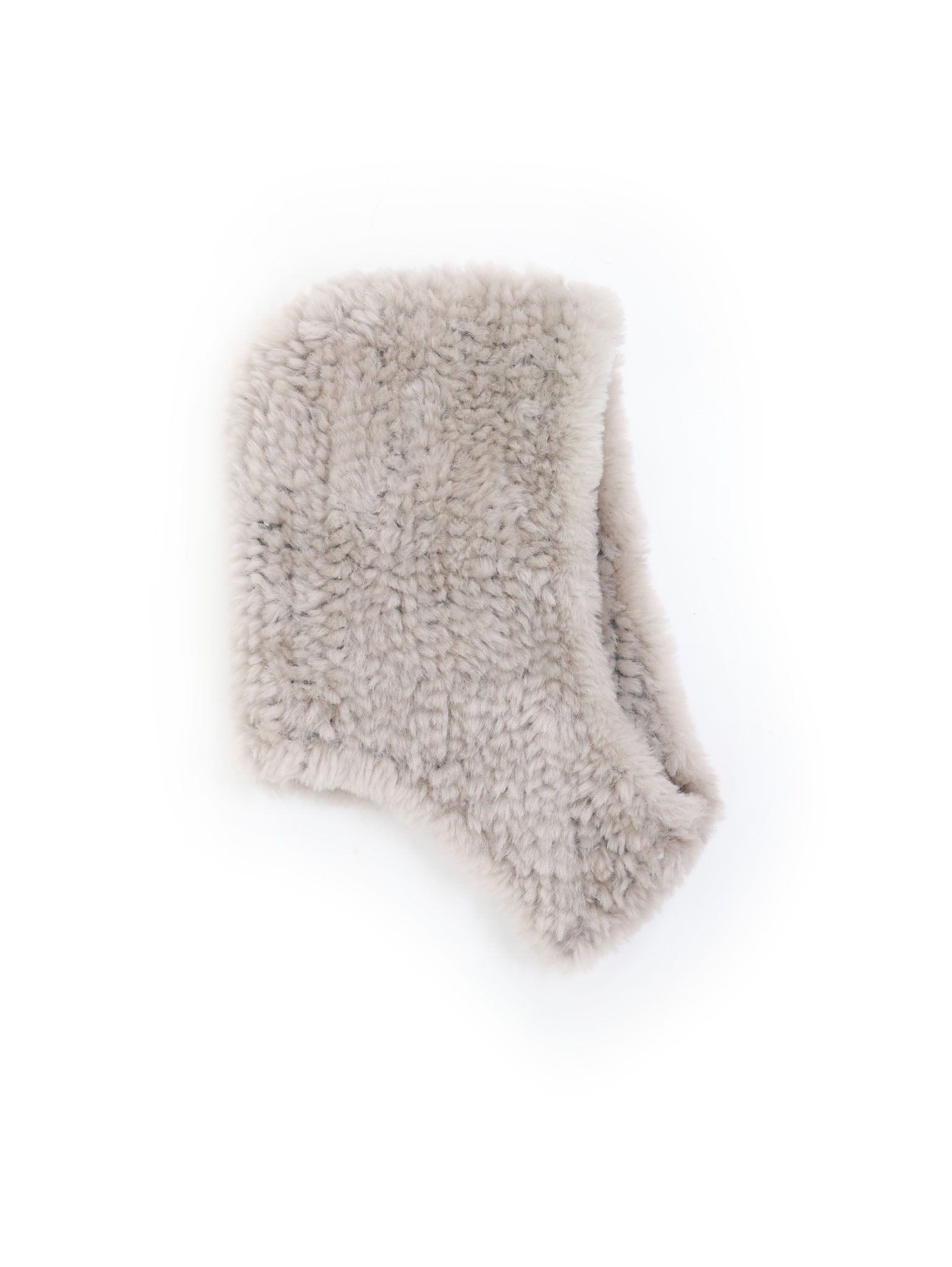 Knitted Shearling Snood