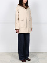 The Flurry Reversible Hooded Mink Coat