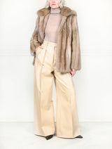 The Honey Sable Fur Jacket