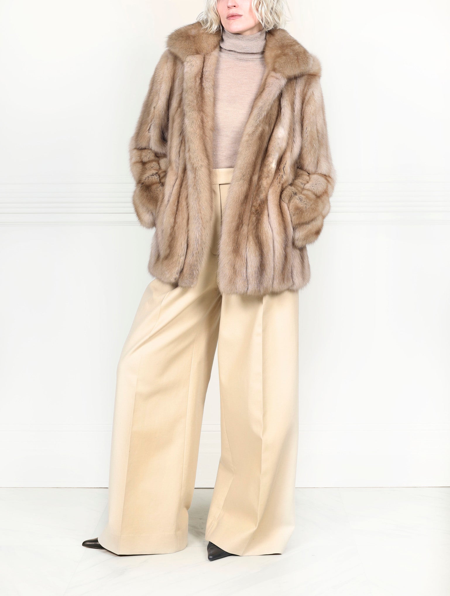 The Honey Sable Fur Jacket