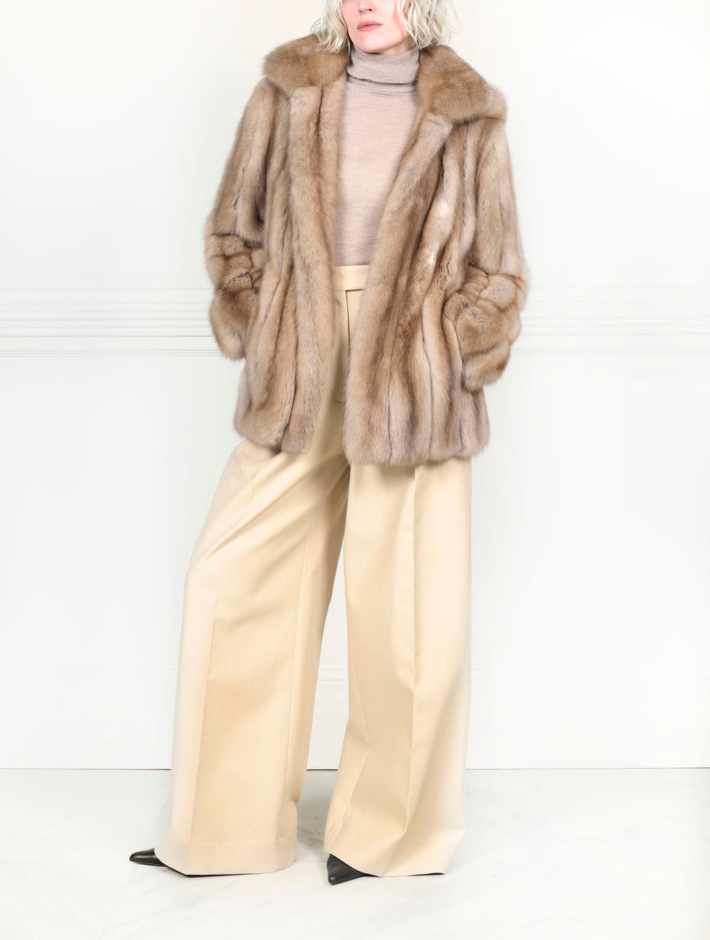 The Honey Sable Fur Jacket