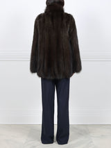 The Metallic Fisher Fur Coat