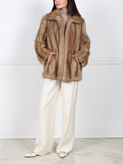 The Honey Sable Fur Jacket