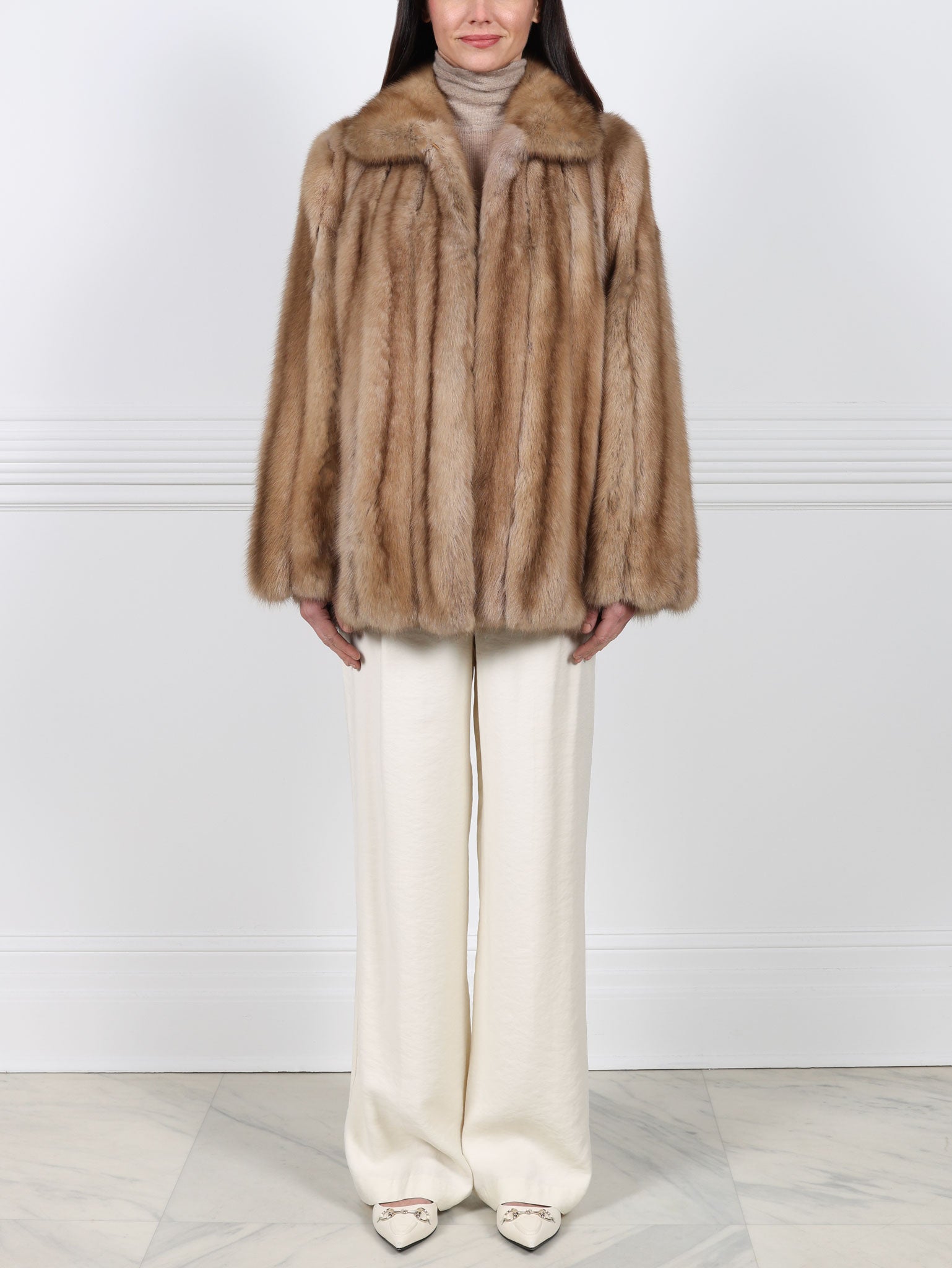 The Honey Sable Fur Jacket