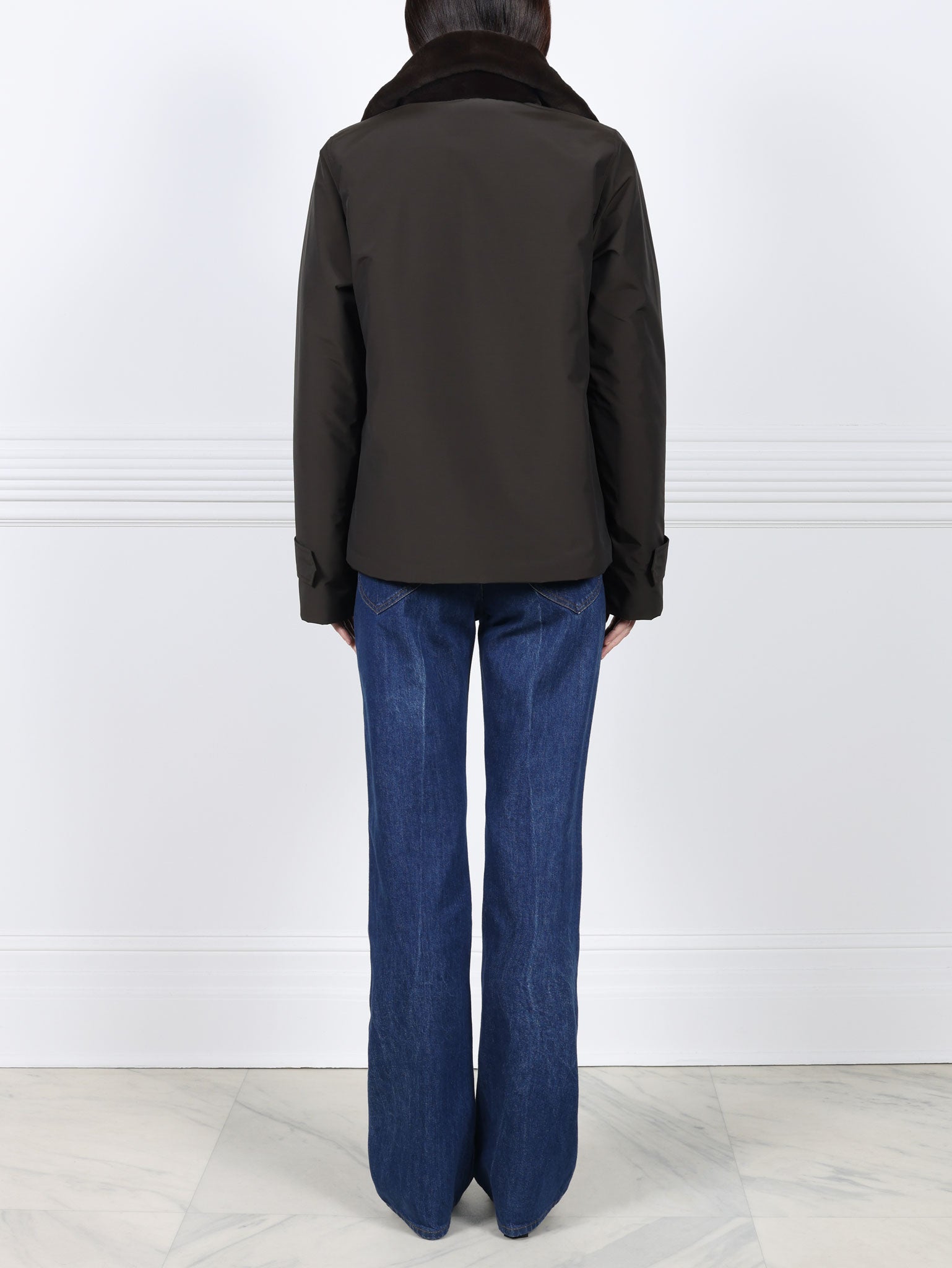 The Stormie Reversible Sheared Mink Jacket