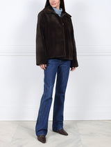 The Stormie Reversible Sheared Mink Jacket
