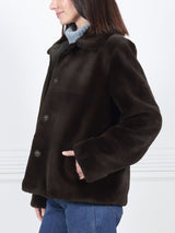 The Stormie Reversible Sheared Mink Jacket
