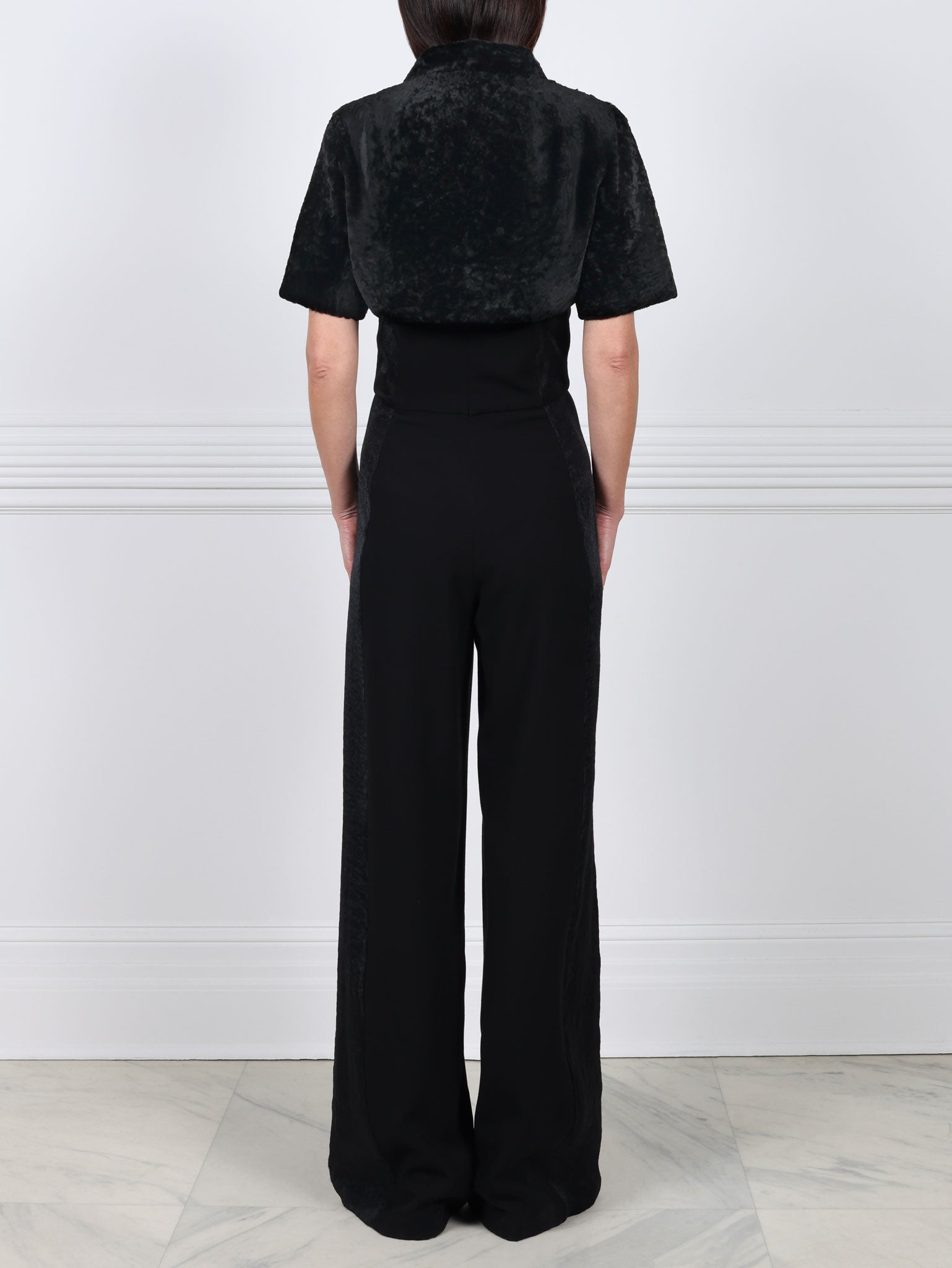 The Oval Shearling Shrug