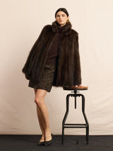 The Metallic Fisher Fur Coat