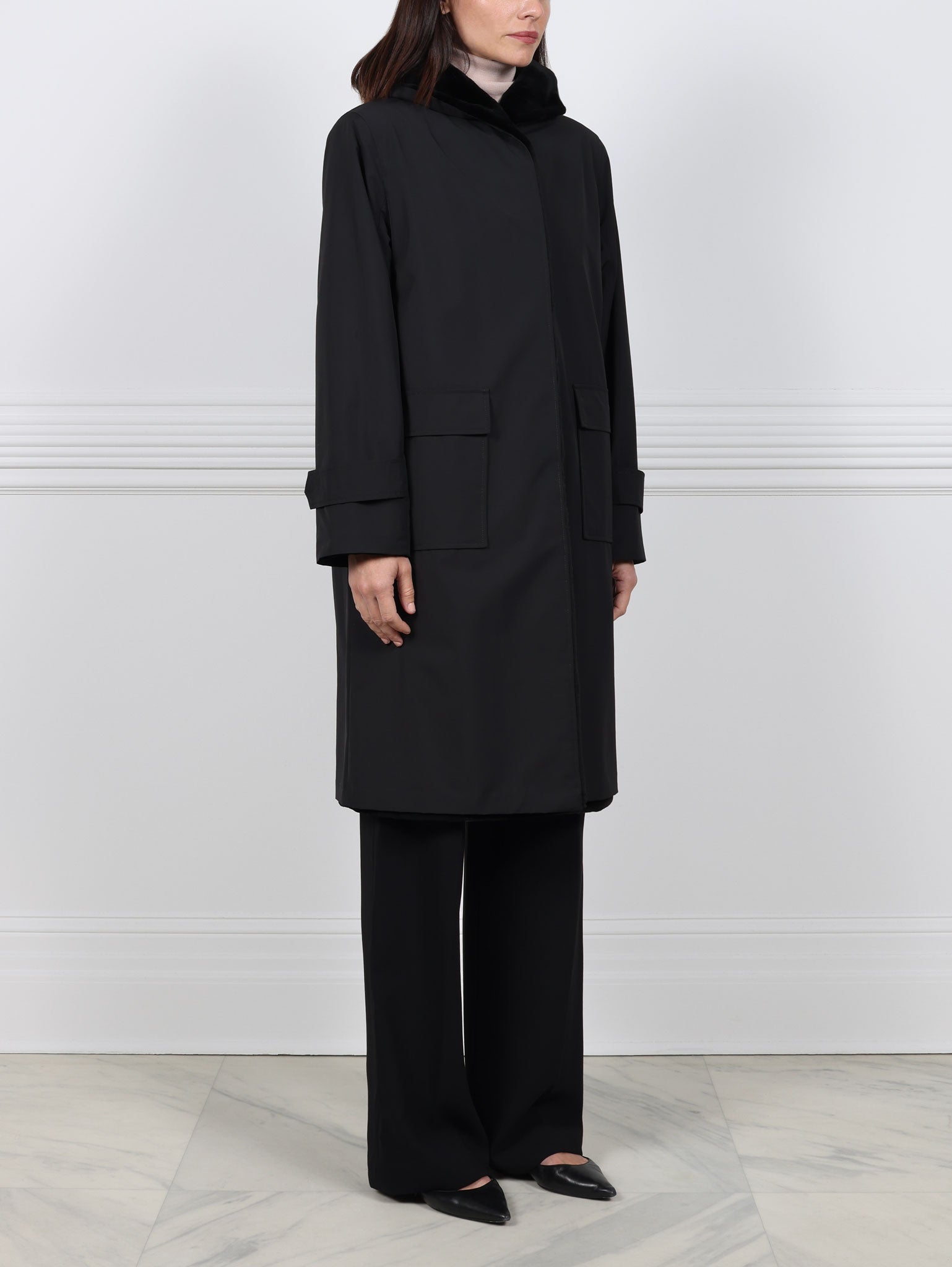 The Robin Sheared Mink Fur Storm Coat