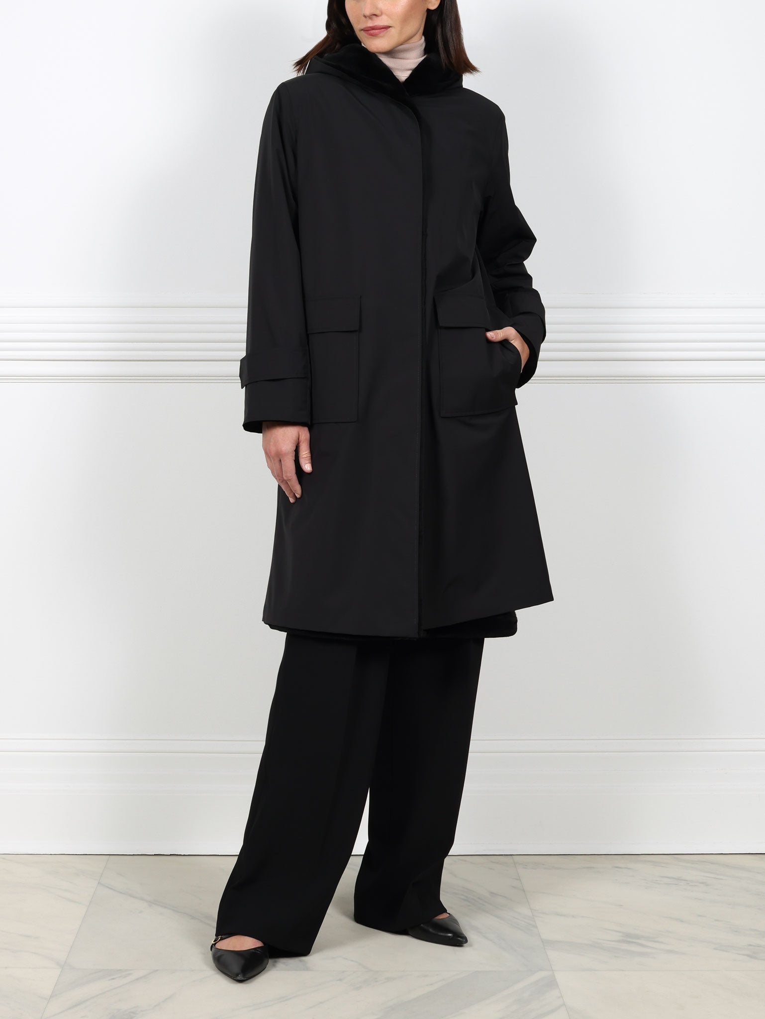 The Robin Sheared Mink Fur Storm Coat