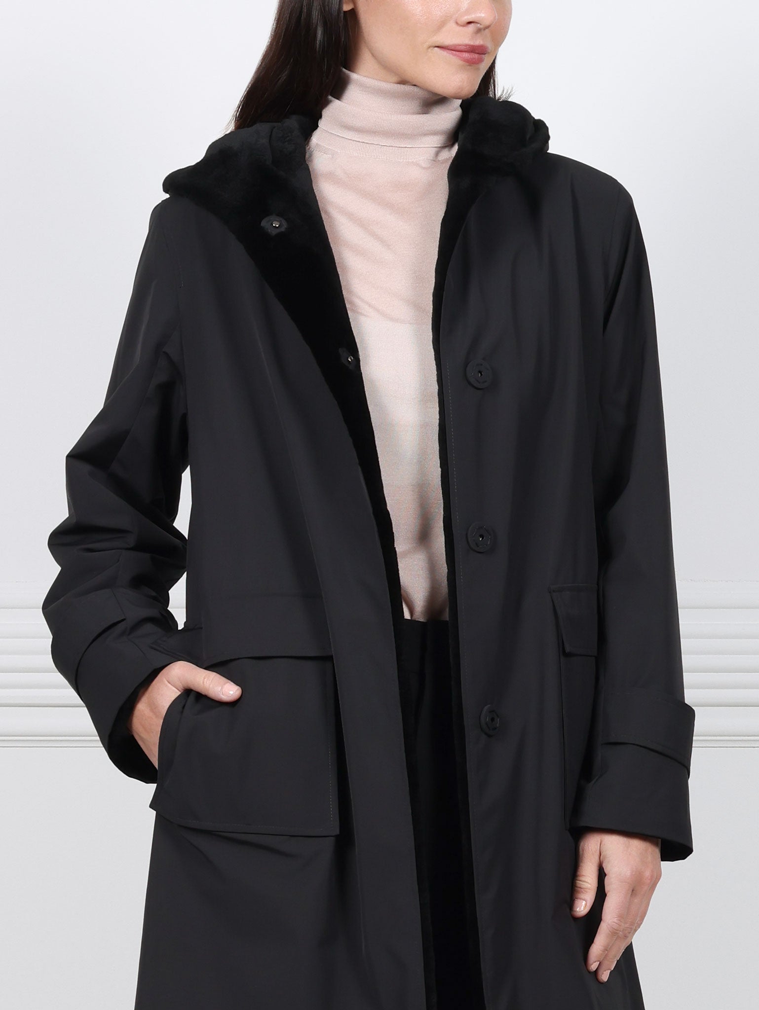The Robin Sheared Mink Fur Storm Coat