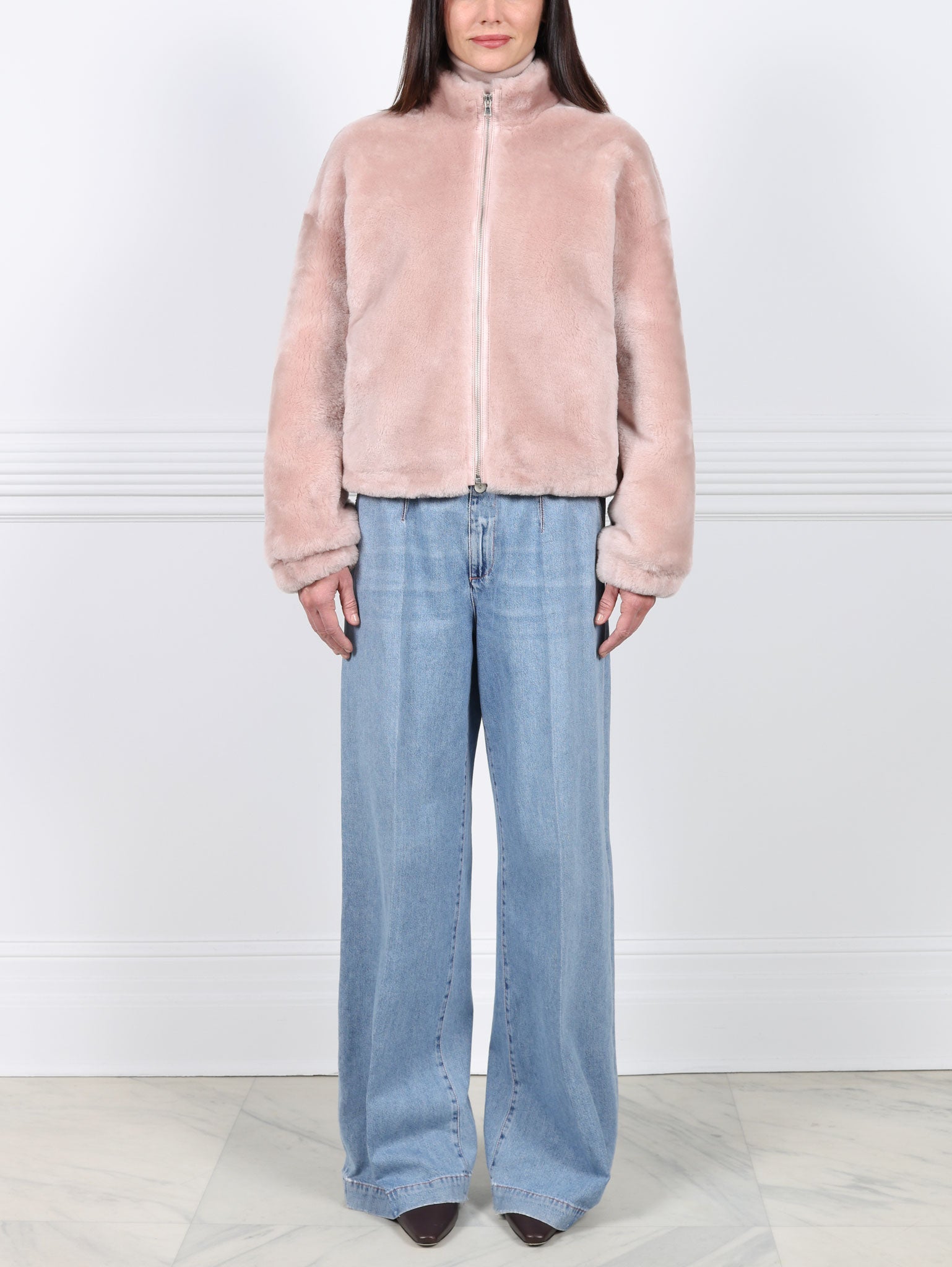 The Minnie Shearling Bomber Jacket