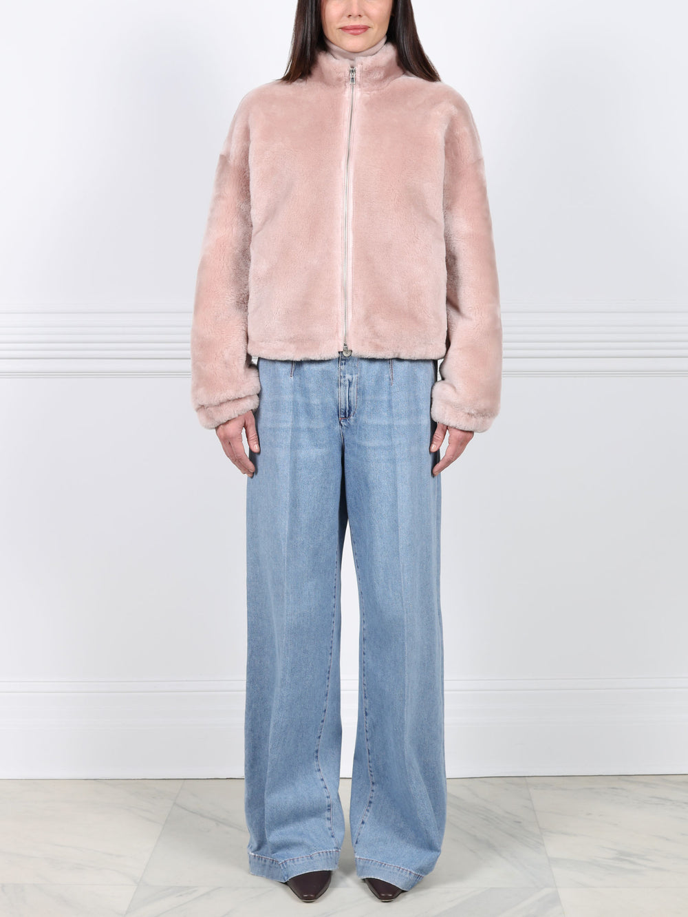 The Minnie Shearling Bomber Jacket