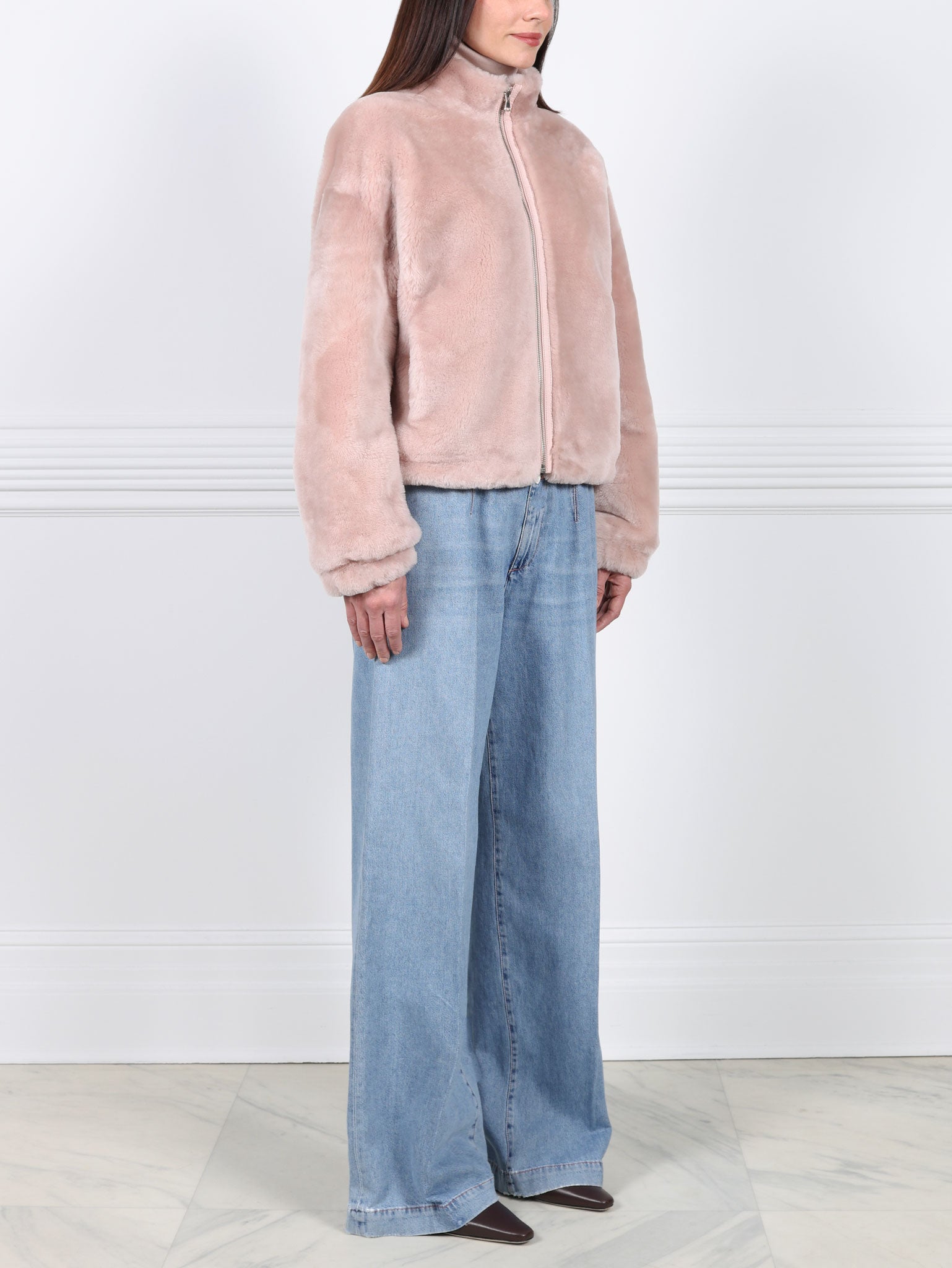 The Minnie Shearling Bomber Jacket