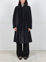 Trumpet Shearling Coat