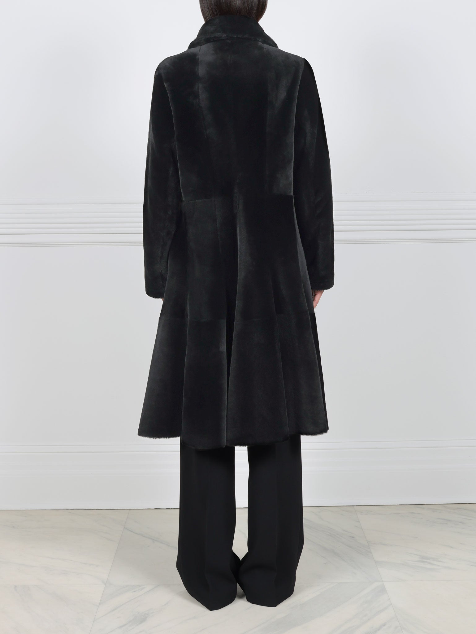 Trumpet Shearling Coat