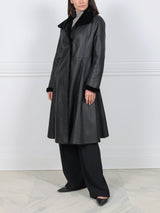 Trumpet Shearling Coat
