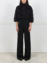 Diagonal Mink Fur Evening Jacket