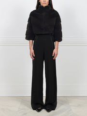 Diagonal Mink Fur Evening Jacket