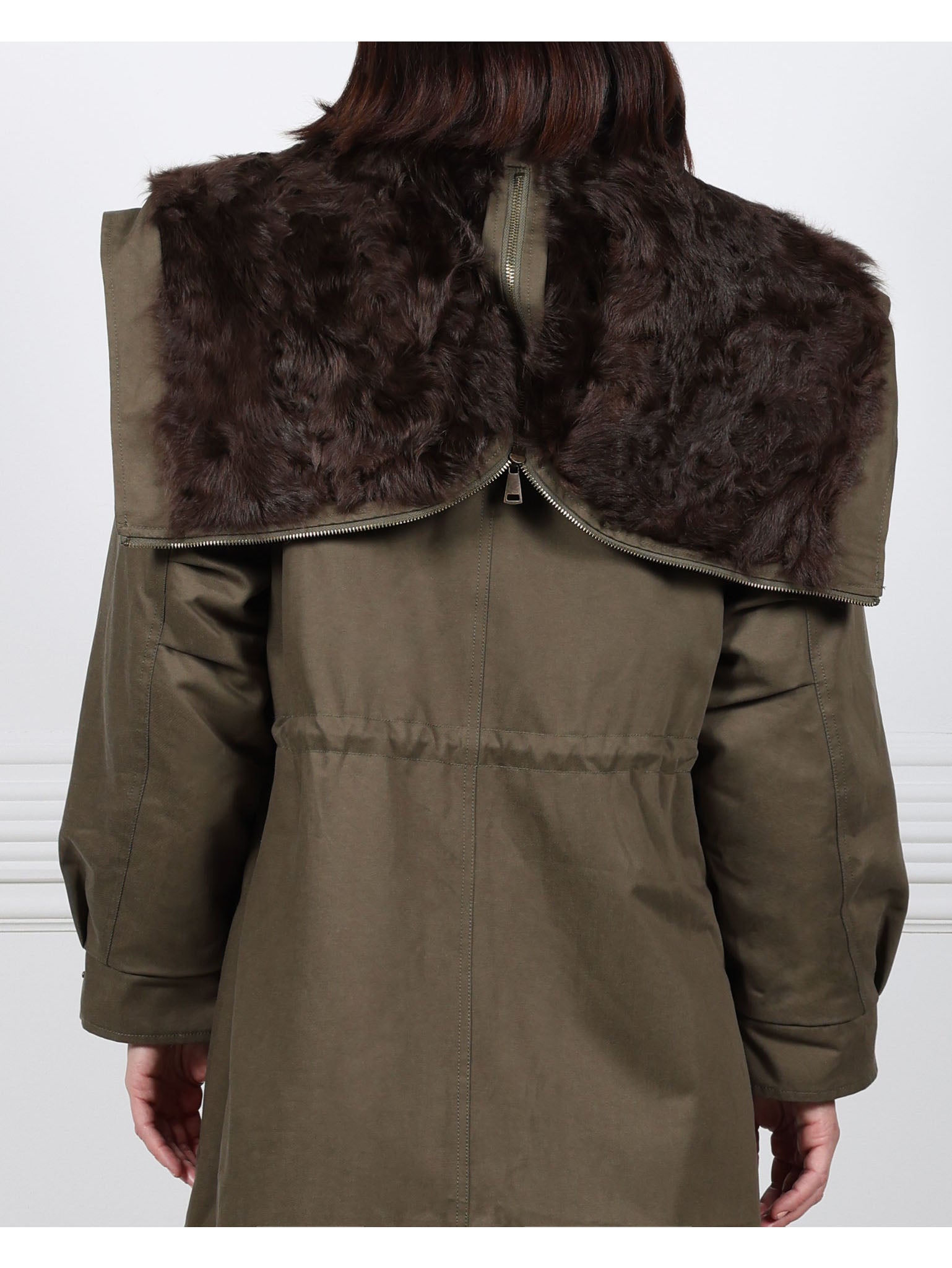 The Mahogany Shearling Lined Coat