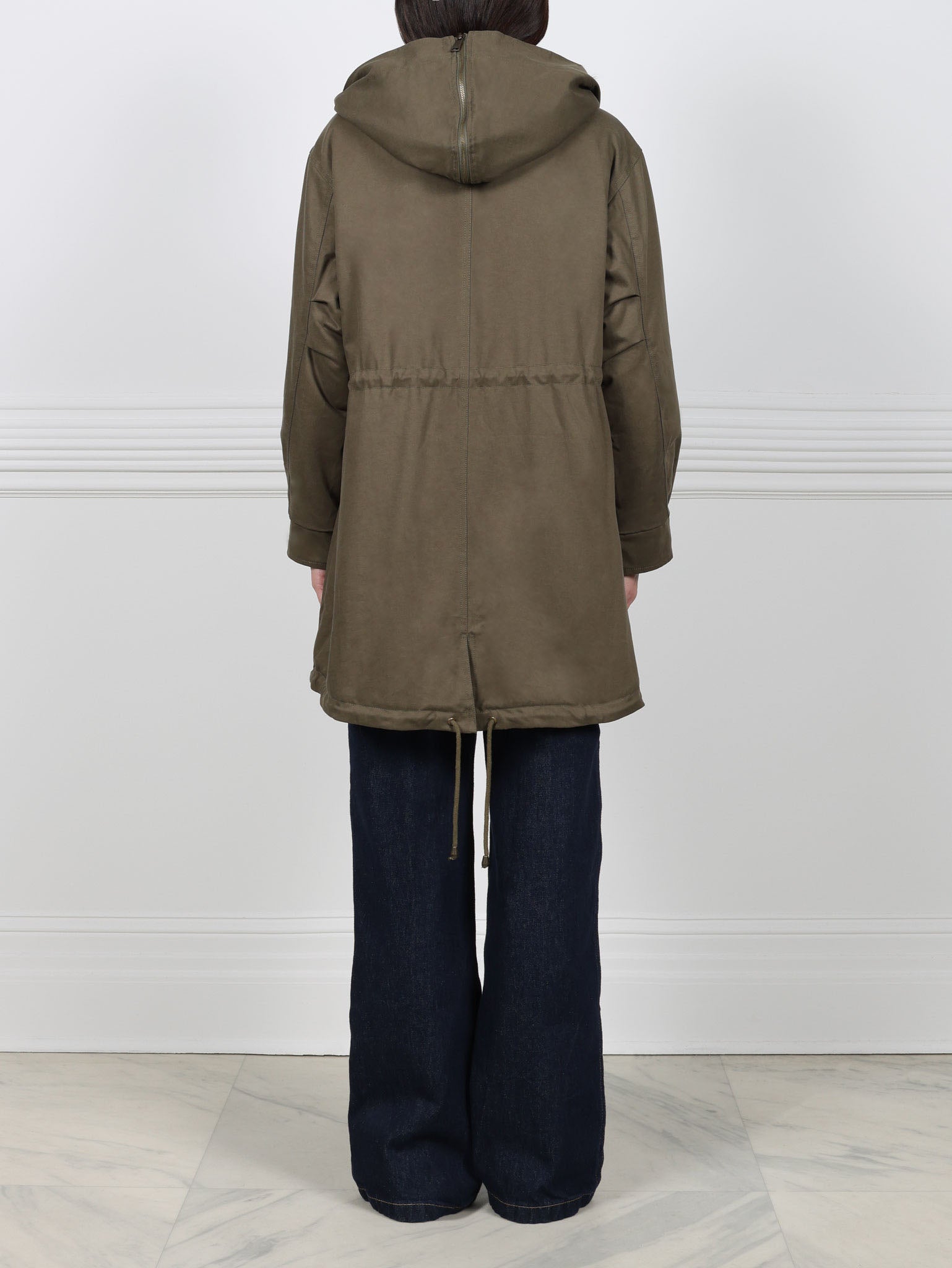 The Mahogany Shearling Lined Coat