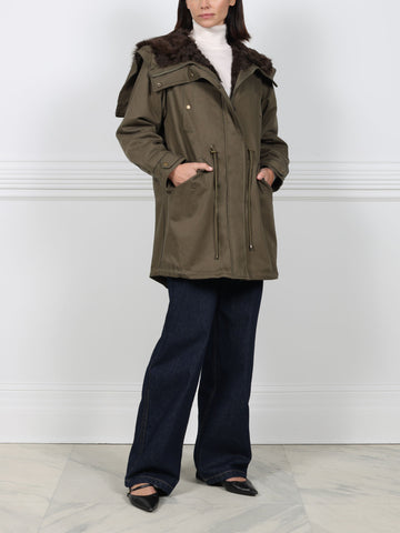 The Mahogany Shearling Lined Coat