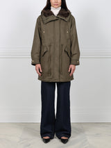 The Mahogany Shearling Lined Coat