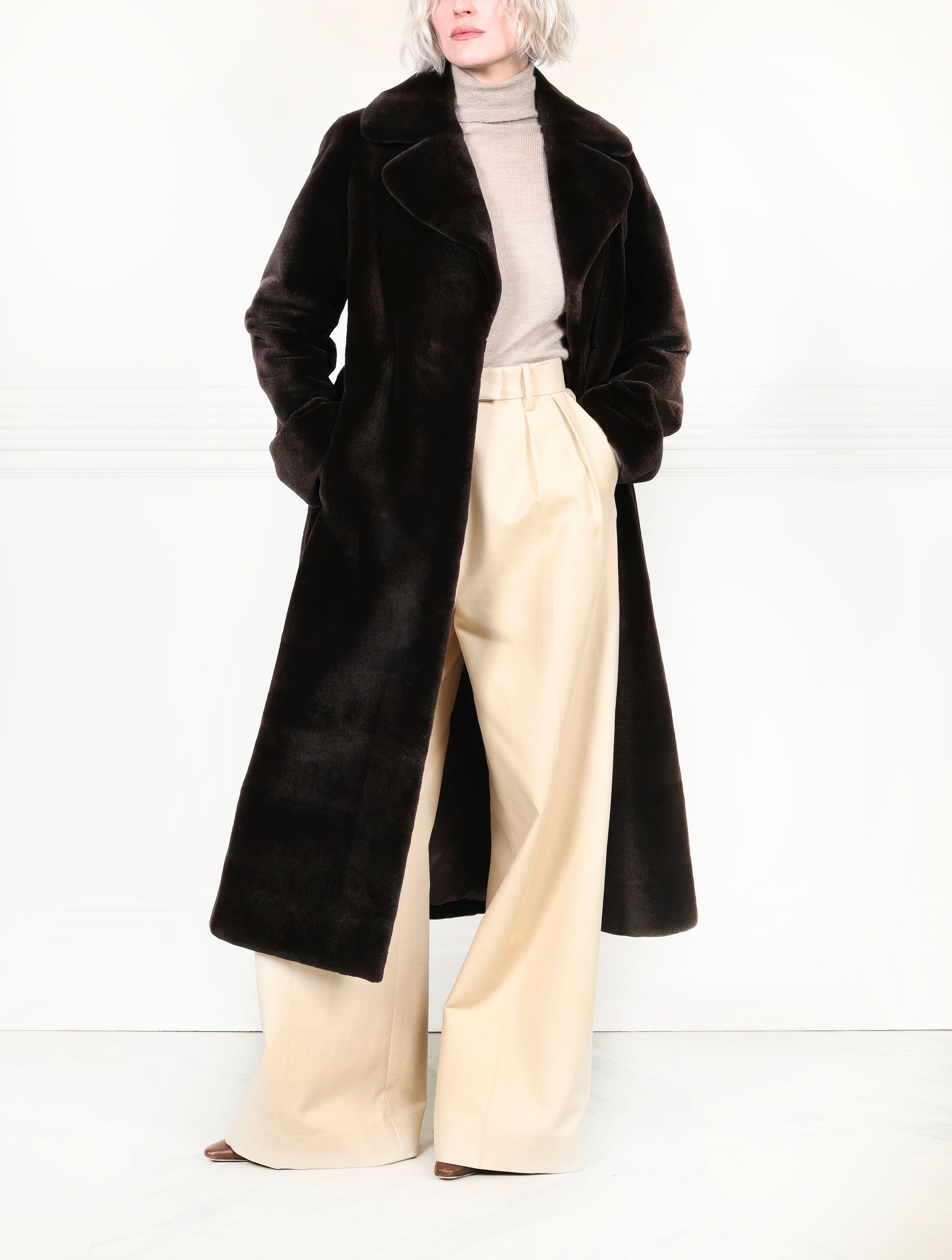 The Kira Sheared Mink Coat