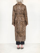 The Yasmine Leopard Print Shearling Coat
