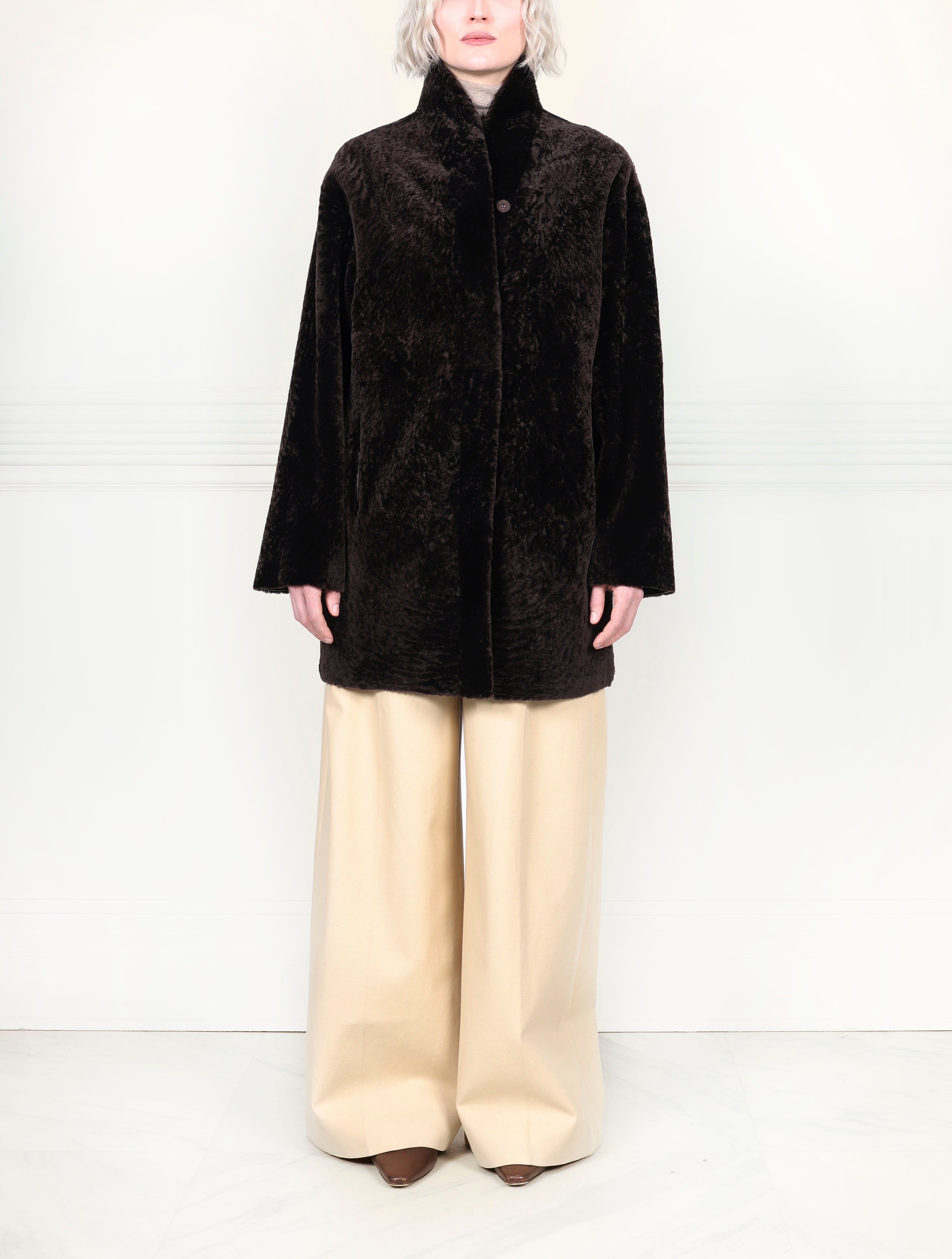 The Ambreen Shearling Coat