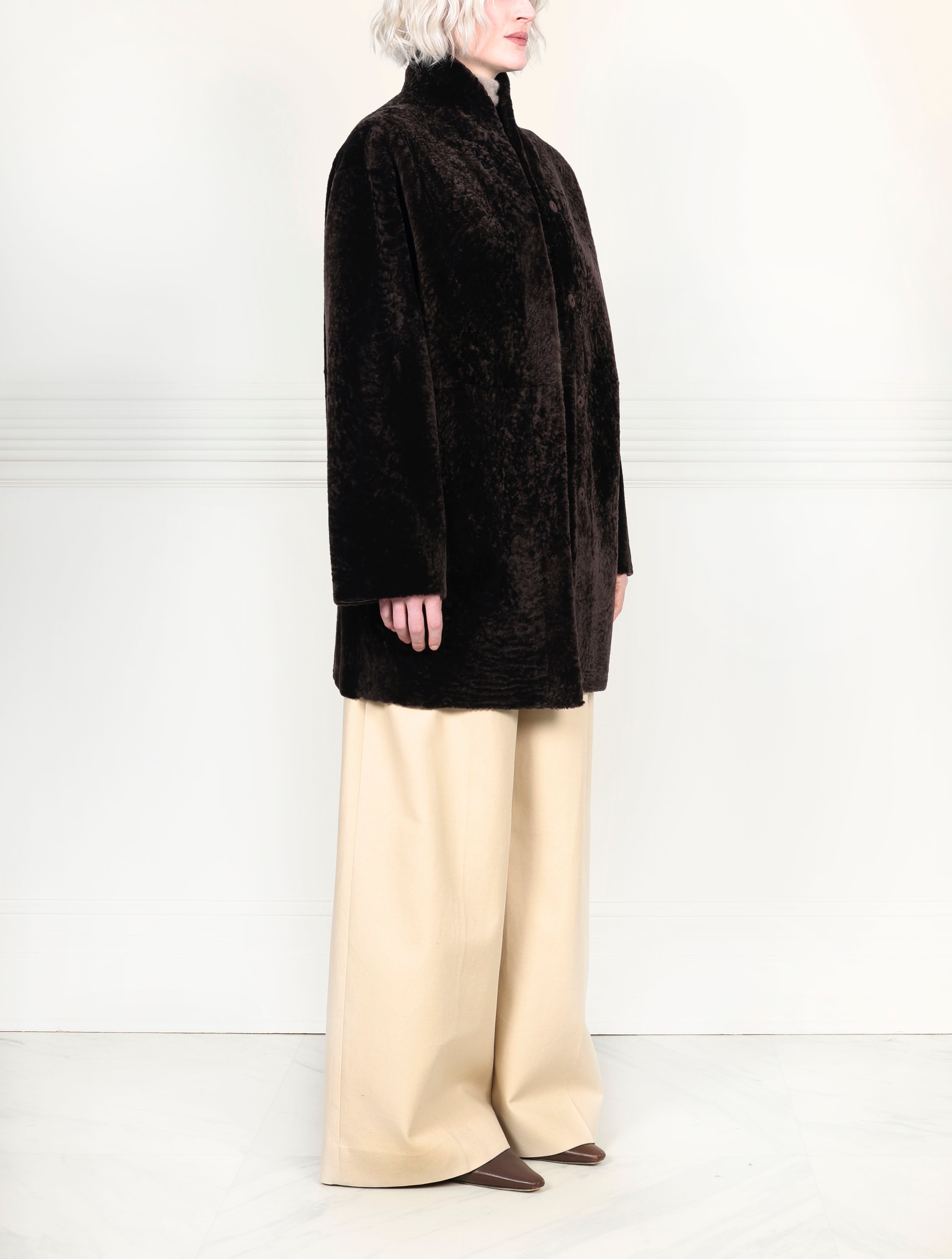 The Ambreen Shearling Coat