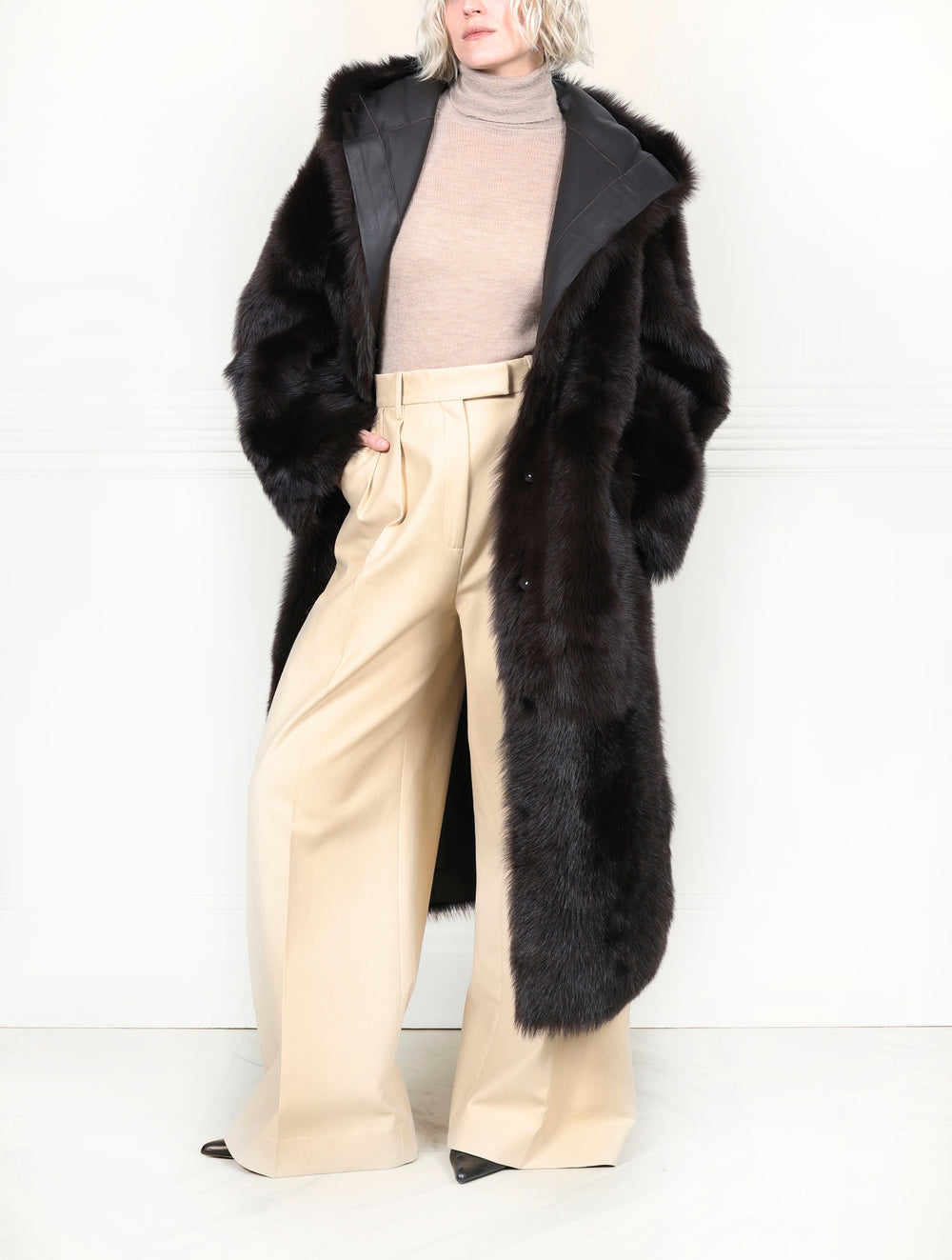 The Calista Shearling Coat