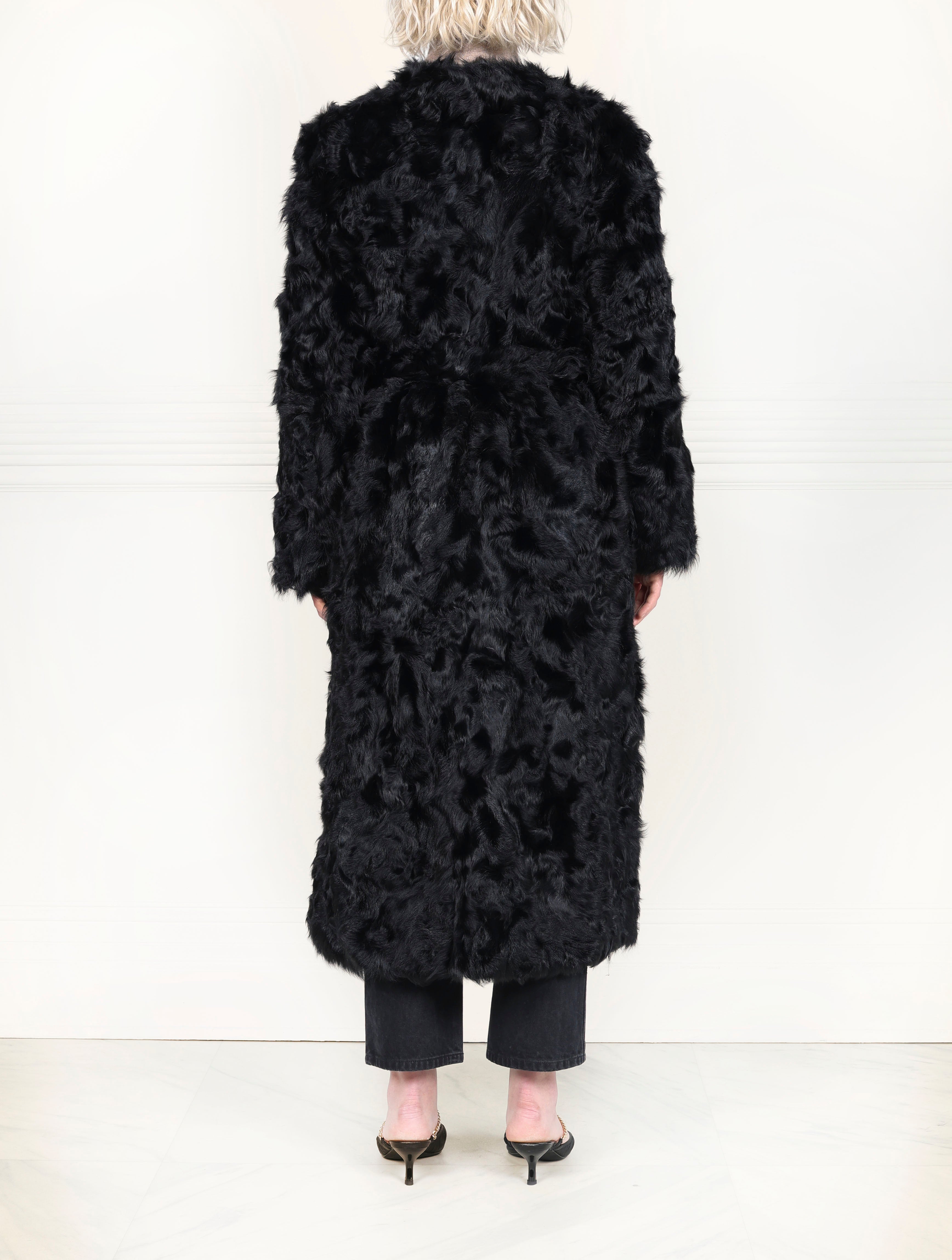 The Avery Upcycled Shearling Coat