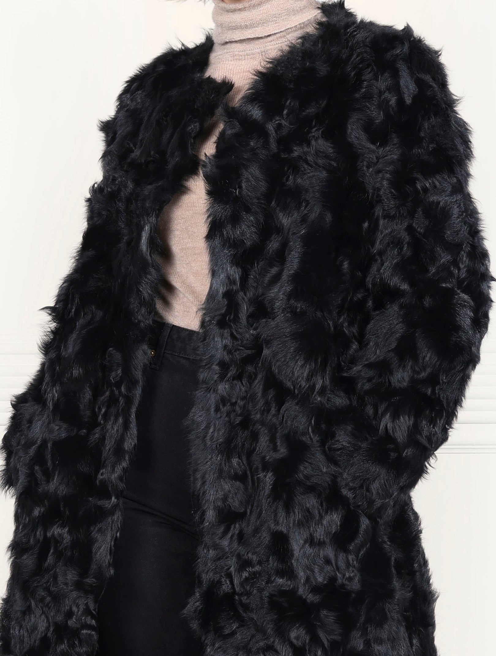 The Avery Upcycled Shearling Coat