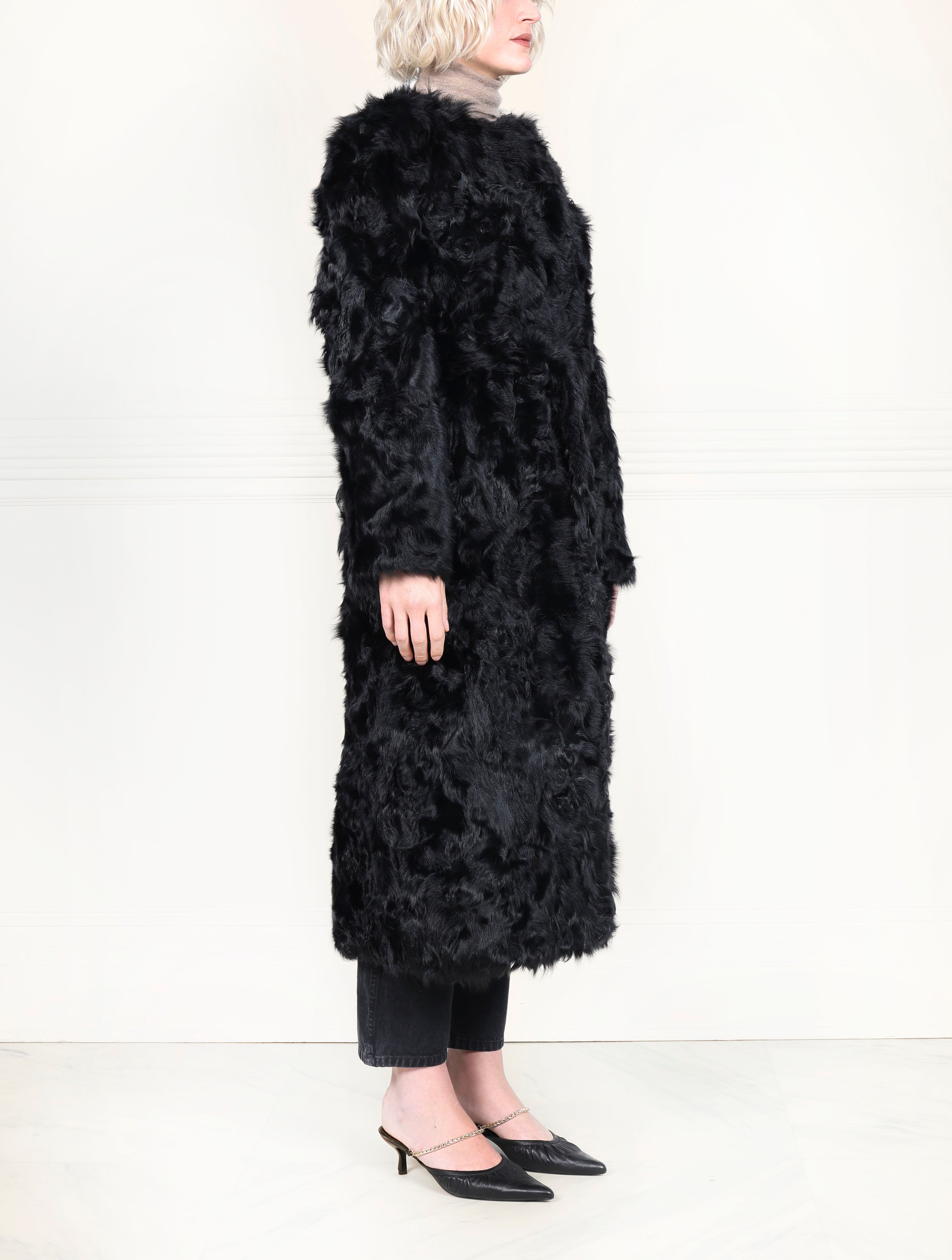 The Avery Upcycled Shearling Coat
