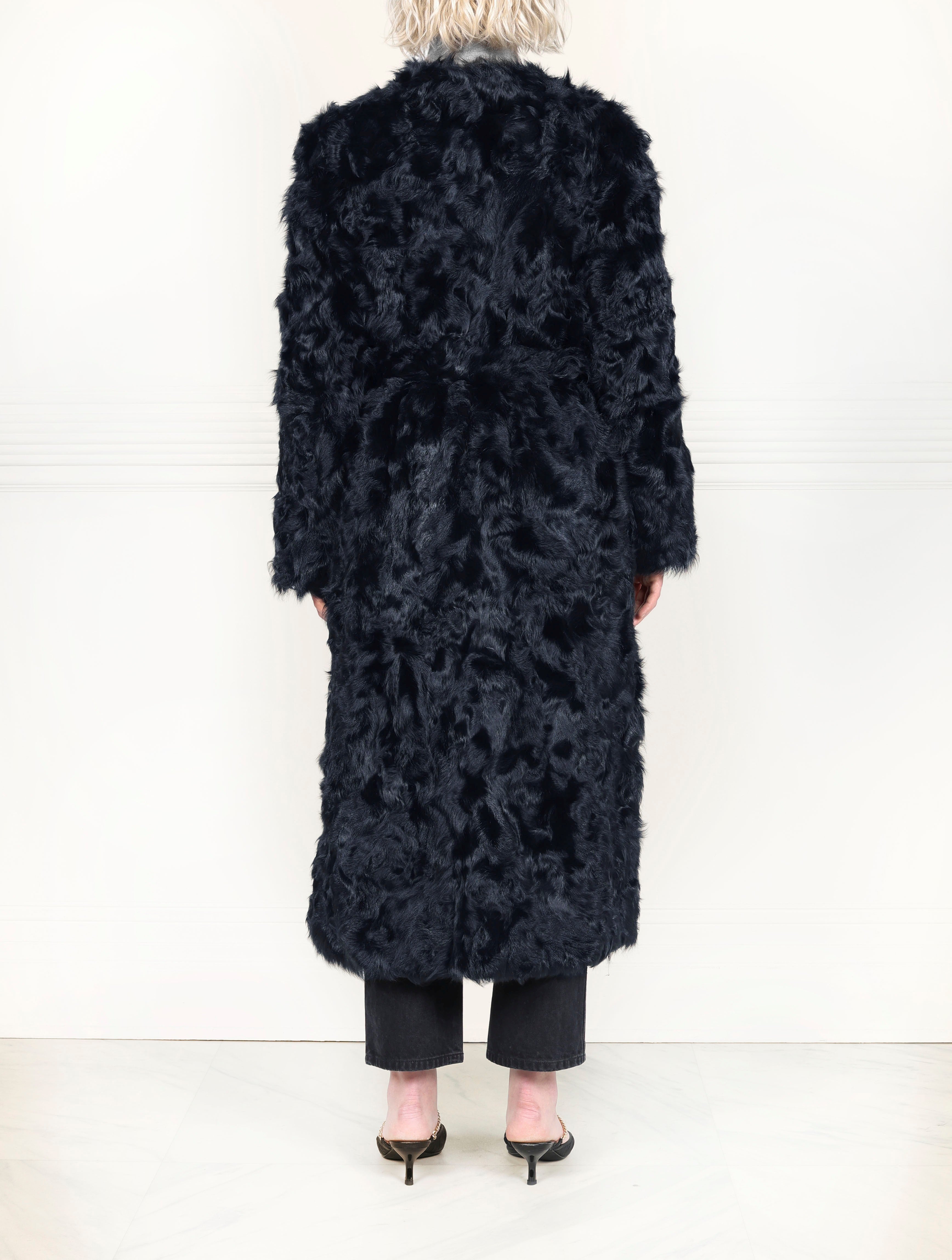 The Avery Upcycled Shearling Coat