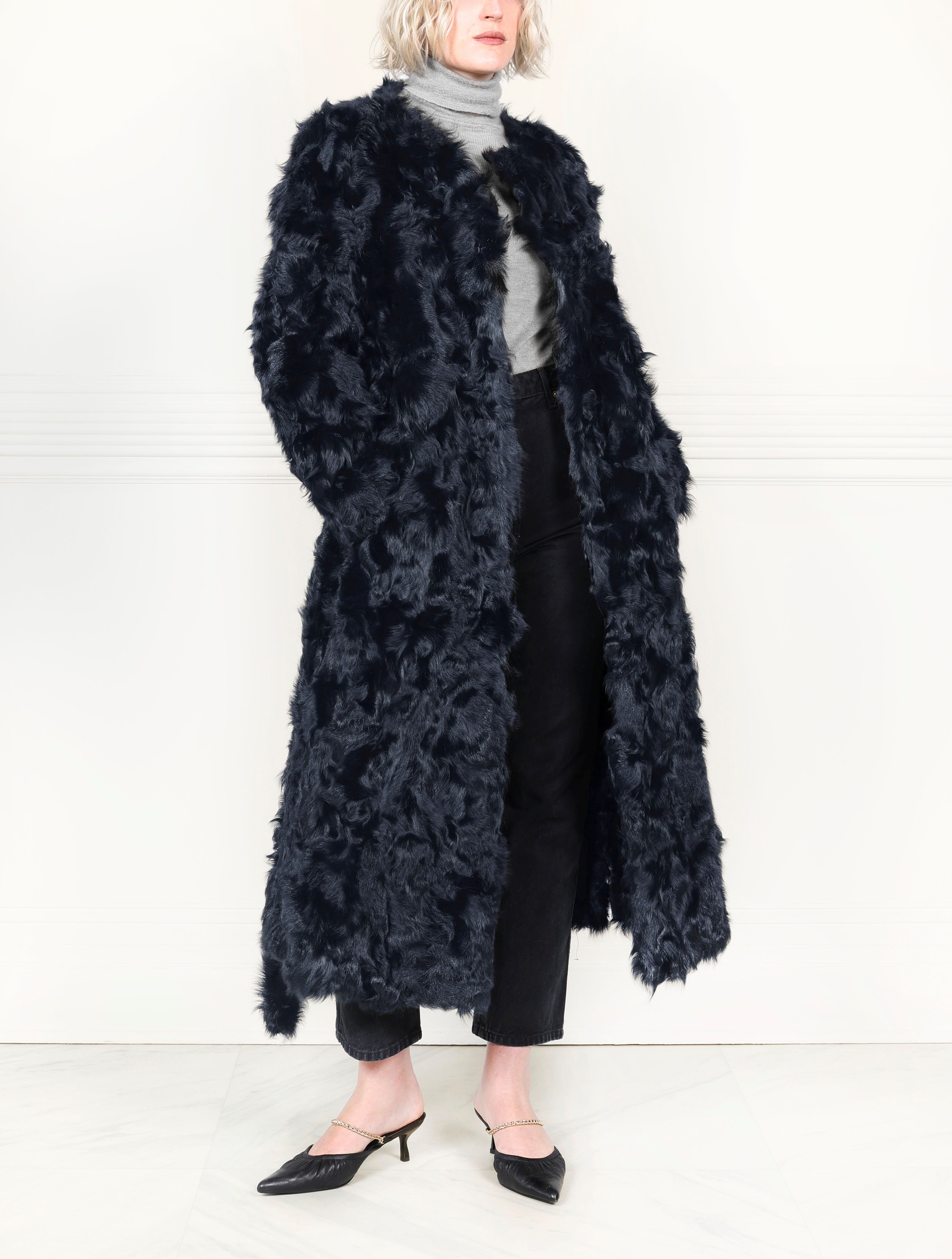 The Avery Upcycled Shearling Coat