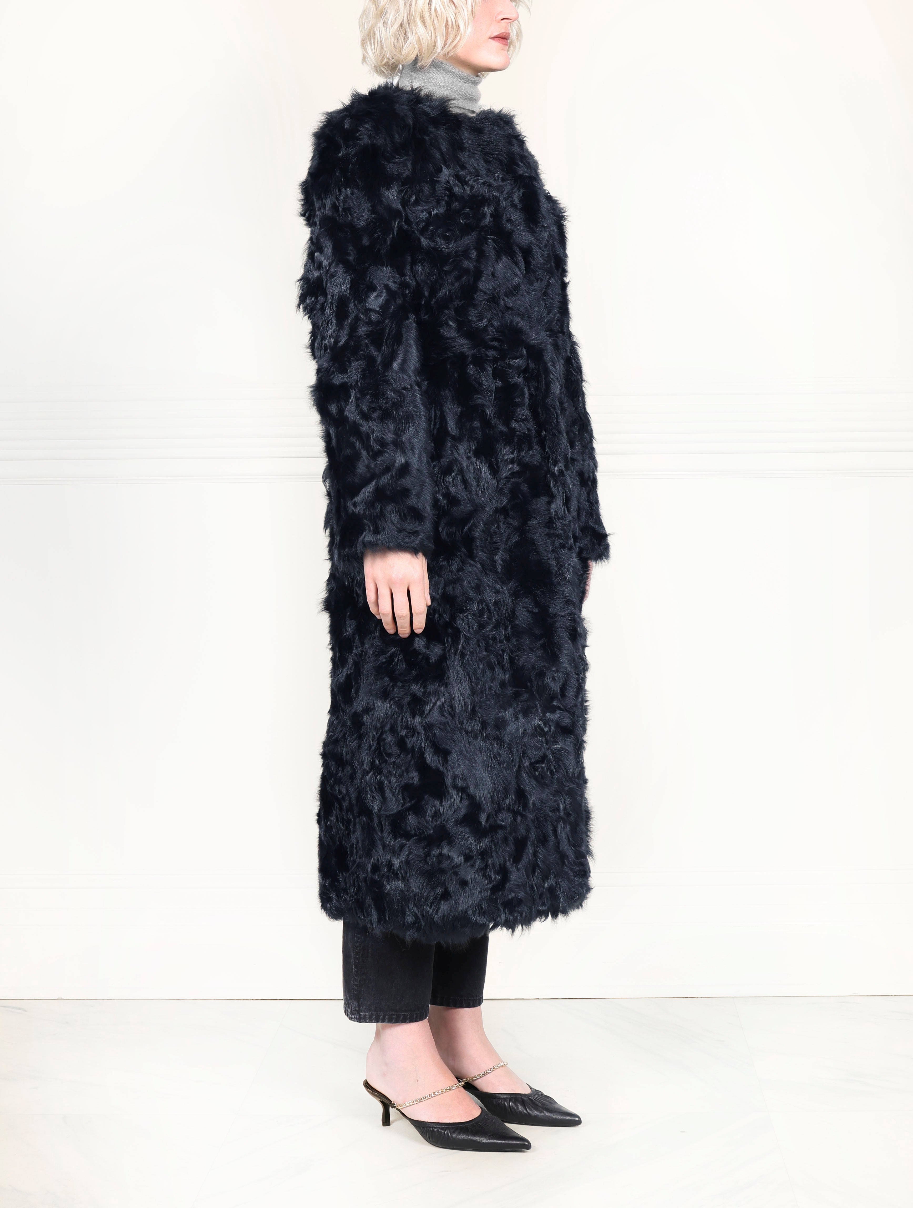 The Avery Upcycled Shearling Coat