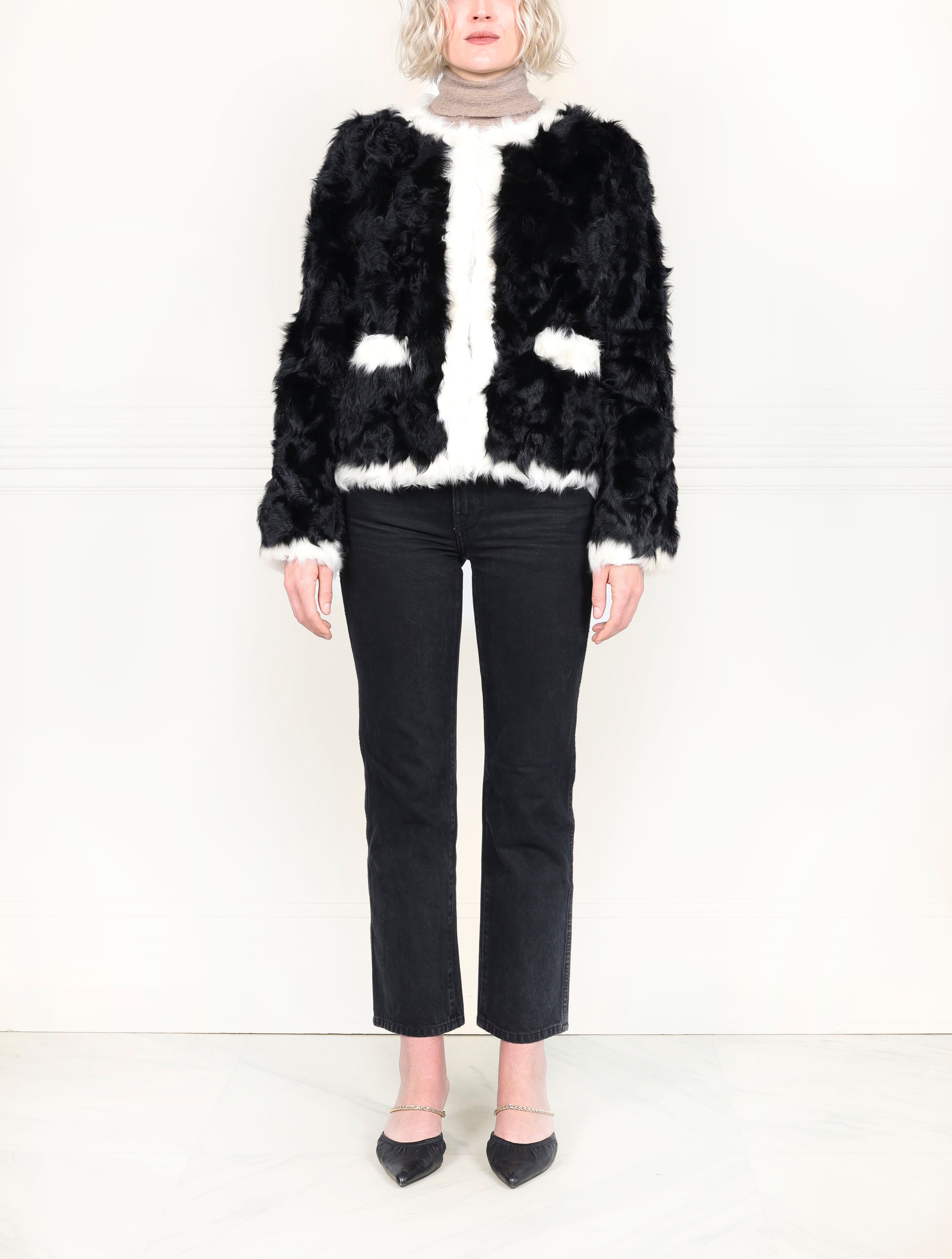 The Coco Upcycled Shearling Jacket