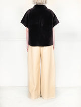 Shearling Cocoon Vest