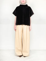 Shearling Cocoon Vest