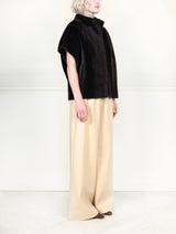 Shearling Cocoon Vest