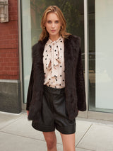 The Alessia Shearling Jacket with Toscana Shearling Tuxedo