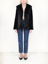 The Alessia Shearling Jacket with Toscana Shearling Tuxedo