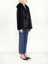 The Alessia Shearling Jacket with Toscana Shearling Tuxedo