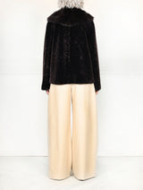 The Alessia Shearling Jacket with Toscana Shearling Tuxedo