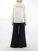 The Alessia Shearling Jacket with Toscana Shearling Tuxedo