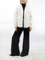 The Alessia Shearling Jacket with Toscana Shearling Tuxedo