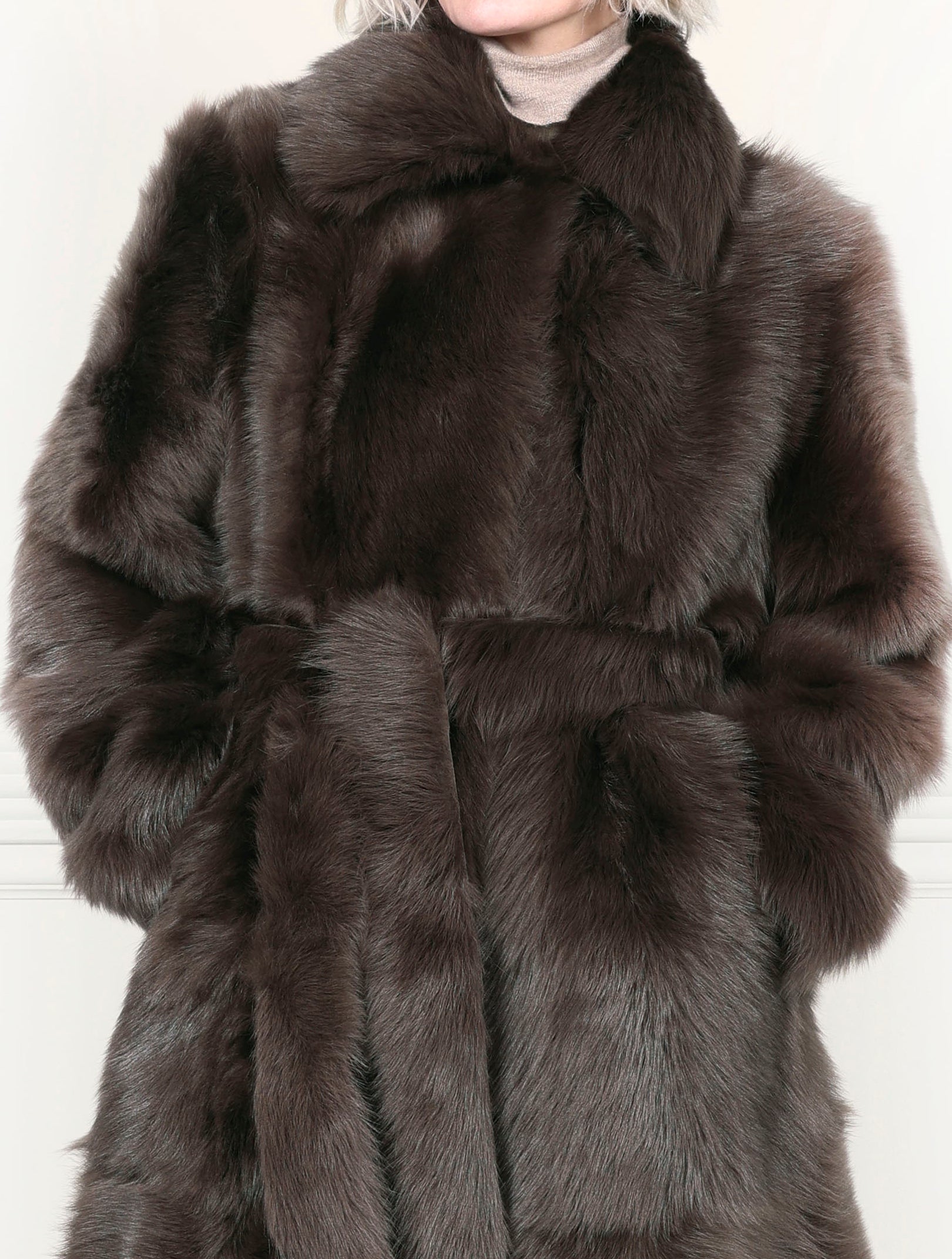 The Elizabeth  Toscana Shearling Coat